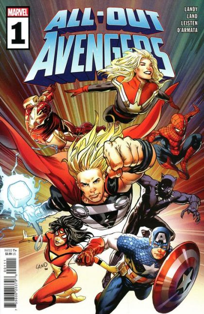 All-Out Avengers  |  Issue#1A | Year:2022 | Series:  | Pub: Marvel Comics | Regular Greg Land Cover