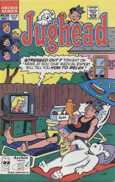 Jughead, Vol. 2  |  Issue#20A | Year:1990 | Series: Archie | Pub: Archie Comic Publications | Direct Edition