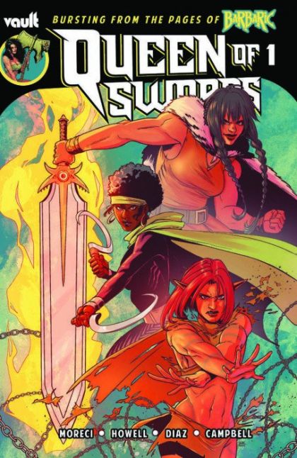 Queen of Swords: A Barbaric Story  |  Issue#1A | Year:2023 | Series:  | Pub: Vault Comics | Corin Howell & Kike J. Díaz Regular