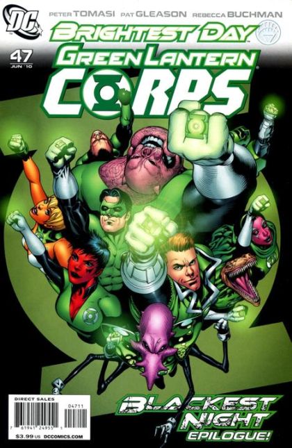 Green Lantern Corps, Vol. 1 Brightest Day - Goodbye Darkness |  Issue#47A | Year:2010 | Series: Green Lantern | Pub: DC Comics | Patrick Gleason Regular