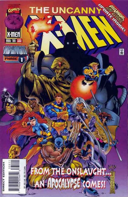 Uncanny X-Men, Vol. 1 Onslaught - Phase 1: --Apocalypse Lives! |  Issue#335A | Year:1996 | Series: X-Men | Pub: Marvel Comics | Direct Edition