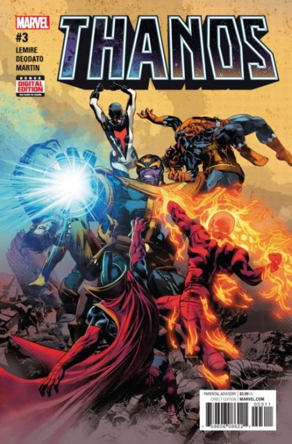 Thanos, Vol. 2  |  Issue#3A | Year:2017 | Series:  | Pub: Marvel Comics | Regular Mike Deodato Jr Cover