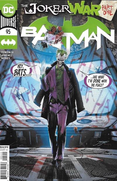 Batman, Vol. 3 Joker War - The Joker War, Part 1 |  Issue#95A | Year:2020 | Series: Batman | Pub: DC Comics | Regular Jorge Jimenez Cover