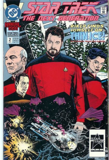 Star Trek: The Next Generation, Vol. 2 Annual Thin Ice |  Issue#2A | Year:1991 | Series: Star Trek | Pub: DC Comics | Direct Edition