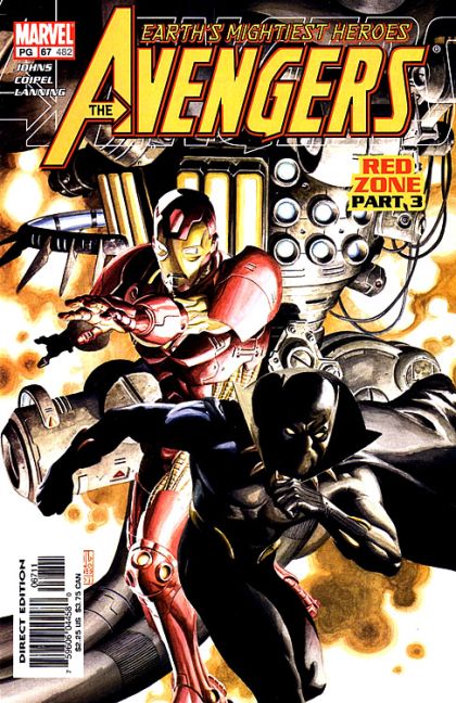 The Avengers, Vol. 3 Red Zone, Part 3: Unclassified |  Issue#67A | Year:2003 | Series: Avengers | Pub: Marvel Comics | Direct Edition