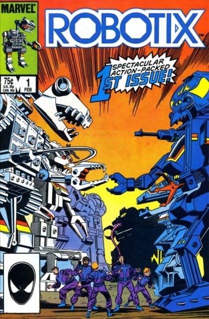 Robotix A World In Chaos |  Issue#1A | Year:1985 | Series:  | Pub: Marvel Comics | Direct Edition