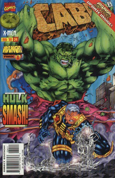 Cable, Vol. 1 Onslaught - Loose Cannons |  Issue#34A | Year:1996 | Series:  | Pub: Marvel Comics | Direct Edition