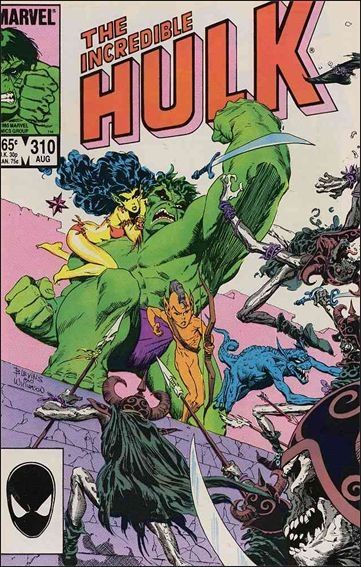 The Incredible Hulk, Vol. 1 Banner Redux |  Issue#310A | Year:1985 | Series: Hulk | Pub: Marvel Comics | Direct Edition