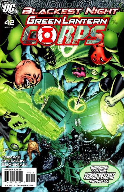 Green Lantern Corps, Vol. 1 Blackest Night - Hungry Heart, Part 2 |  Issue#42A | Year:2009 | Series: Green Lantern | Pub: DC Comics | Patrick Gleason Regular