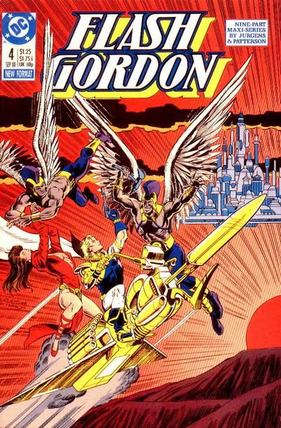 Flash Gordon (DC) Decisions and Blood! |  Issue#4 | Year:1988 | Series: Flash Gordon | Pub: DC Comics |