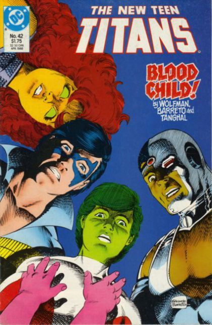 The New Teen Titans, Vol. 2 Child Of Blood |  Issue#42 | Year:1988 | Series: Teen Titans | Pub: DC Comics |