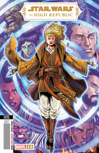 Star Wars: The High Republic, Vol. 1 Jedi's End, Chapter V: The Fall |  Issue#15D | Year:2022 | Series: Star Wars - High Republic | Pub: Marvel Comics | 2nd Printing Phil Noto