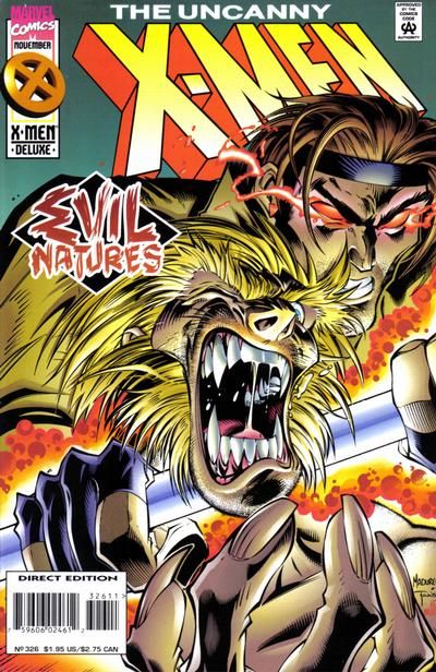 Uncanny X-Men, Vol. 1 The Nature of Evil |  Issue#326A | Year:1995 | Series: X-Men | Pub: Marvel Comics | Direct Deluxe Edition