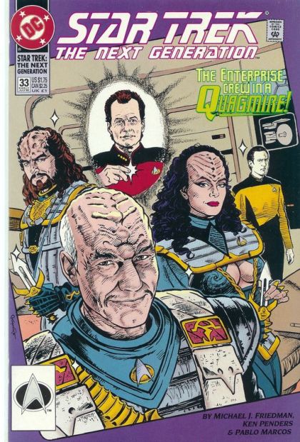 Star Trek: The Next Generation, Vol. 2 The Way Of The Warrior |  Issue#33A | Year:1992 | Series: Star Trek | Pub: DC Comics | Direct Edition