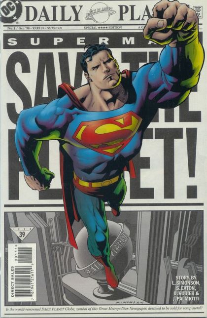 Superman: Save the Planet Save the Planet |  Issue#1B | Year:1998 | Series: Superman | Pub: DC Comics | Collector's Edition - Direct