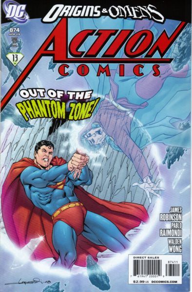 Action Comics, Vol. 1 Origins & Omens - Suspicion |  Issue#874A | Year:2009 | Series:  | Pub: DC Comics | Direct Edition