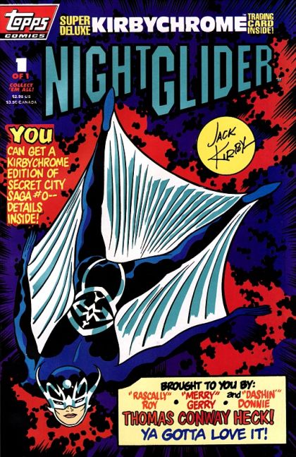 Night Glider She Glides in Beauty, Like the Night... |  Issue#1 | Year:1993 | Series: Night Glider | Pub: Topps Comics |