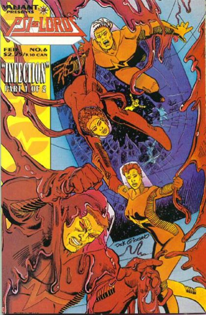 Psi-Lords Infection, Part 1 |  Issue#6 | Year:1995 | Series: Psi-Lords | Pub: Valiant Entertainment |