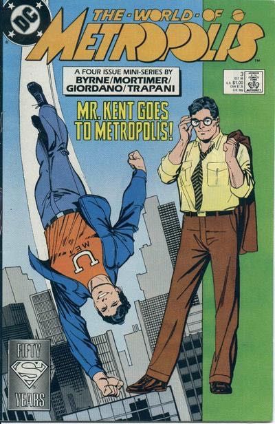 World of Metropolis Mr. Kent Goes to Metropolis |  Issue#3A | Year:1988 | Series: Superman | Pub: DC Comics | Direct Edition