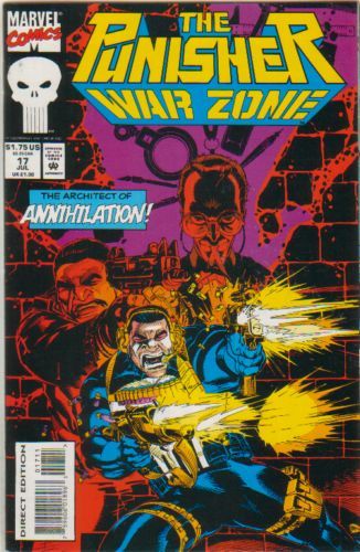 The Punisher: War Zone, Vol. 1 The Jericho Syndrome, Part 1 |  Issue#17A | Year:1993 | Series: Punisher | Pub: Marvel Comics | Direct Edition