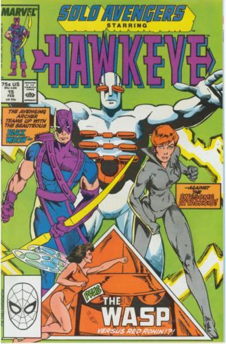 Solo Avengers The Awesome Attackoid |  Issue#15A | Year:1988 | Series:  | Pub: Marvel Comics | Direct Edition