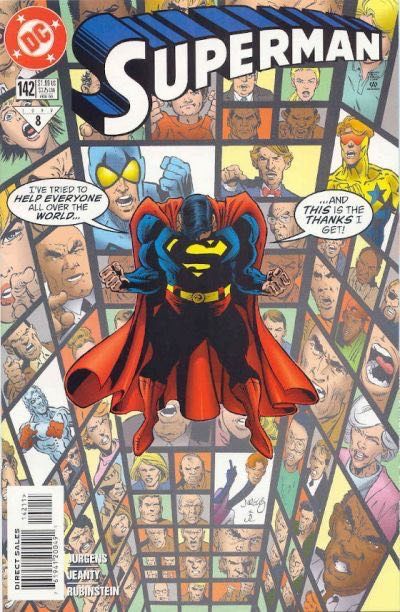 Superman, Vol. 2 Clark Kent No More |  Issue#142A | Year:1998 | Series: Superman | Pub: DC Comics | Direct Edition