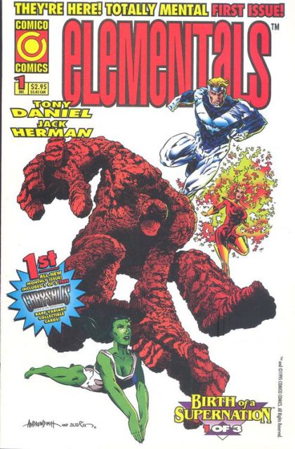 Elementals, Vol. 3 Birth of A Supernation, Part 1 |  Issue#1 | Year:1995 | Series: Elementals | Pub: Comico |