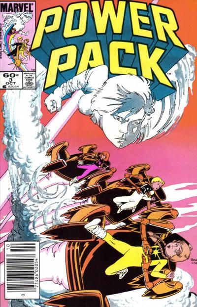 Power Pack, Vol. 1 Kidnapped! |  Issue#3B | Year:1984 | Series: Power Pack | Pub: Marvel Comics | Newsstand Edition