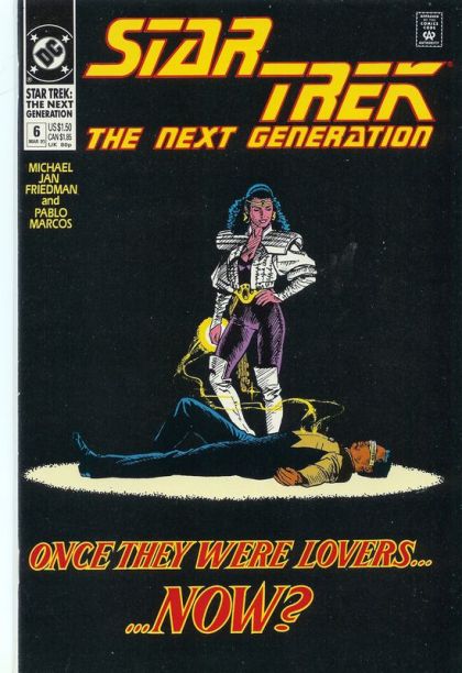 Star Trek: The Next Generation, Vol. 2 Shadows In The Garden |  Issue#6A | Year:1990 | Series: Star Trek | Pub: DC Comics | Direct Edition