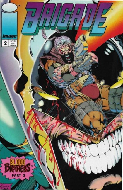 Brigade, Vol. 2 Blood Brothers - Part 3 - Breakout / Hard Copy |  Issue#2B | Year:1993 | Series:  | Pub: Image Comics | Newsstand Edition