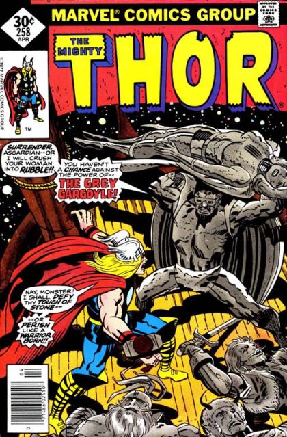 Thor, Vol. 1 If the Stars Be Made of Stone! |  Issue#258A | Year:1977 | Series: Thor | Pub: Marvel Comics | Whitman Variant