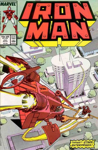 Iron Man, Vol. 1 Meteamorphosis Oddity |  Issue#217A | Year:1987 | Series: Iron Man | Pub: Marvel Comics | Direct Edition