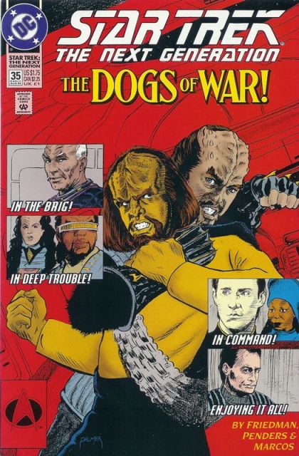 Star Trek: The Next Generation, Vol. 2 The Dogs Of War |  Issue#35A | Year:1992 | Series: Star Trek | Pub: DC Comics | Direct Edition