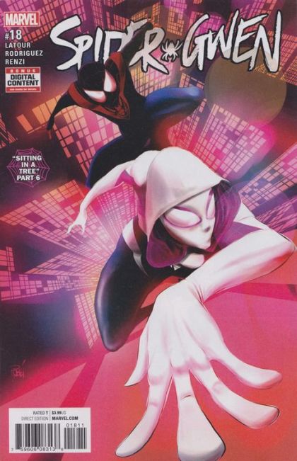Spider-Gwen, Vol. 2 Sitting In A Tree, Part Six |  Issue#18A | Year:2017 | Series: Spider-Gwen | Pub: Marvel Comics | Robbi Rodriguez Regular