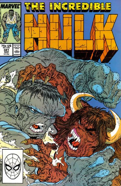 The Incredible Hulk, Vol. 1 The Savage Bull Doth Bear The Yoke! |  Issue#341A | Year:1987 | Series: Hulk | Pub: Marvel Comics | Direct Edition