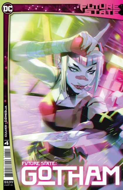 Future State: Gotham  |  Issue#4A | Year:2021 | Series:  | Pub: DC Comics | Simone Di Meo Harley Quinn Connecting