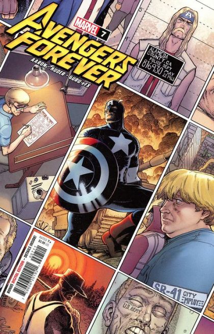 Avengers Forever, Vol. 2 The Pillars, Escape from Cellblock Steve |  Issue#7A | Year:2022 | Series:  | Pub: Marvel Comics | Regular Aaron Kuder Cover