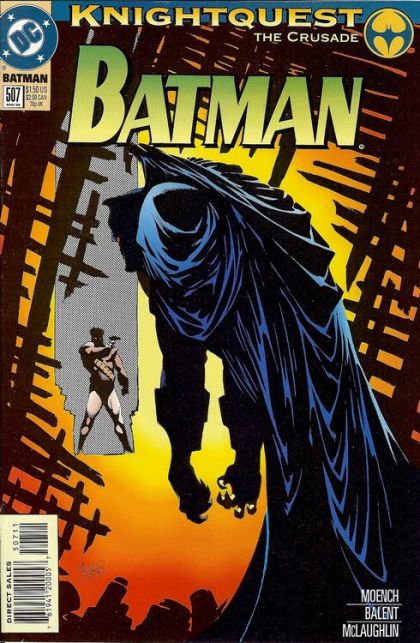 Batman, Vol. 1 Knightquest: The Crusade - Ballistic |  Issue#507A | Year:1994 | Series: Batman | Pub: DC Comics | Direct Edition