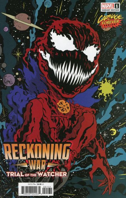 Reckoning War: Trial of the Watcher  |  Issue#1C | Year:2022 | Series:  | Pub: Marvel Comics | Javier Rodriguez Carnage Forever Cover