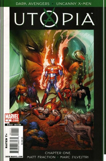 Dark Avengers / Uncanny X-Men: Utopia Utopia - Part 1 |  Issue#1A | Year:2009 | Series:  | Pub: Marvel Comics | Marc Silvestri Regular Cover