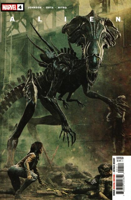 Alien, Vol. 2 (Marvel Comics) Icarus |  Issue#4A | Year:2022 | Series:  | Pub: Marvel Comics | Björn Barends Cover