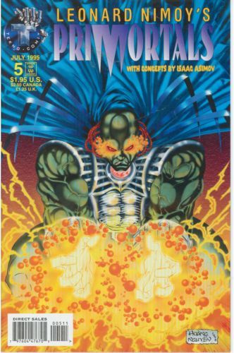 Leonard Nimoy's Primortals, Vol. 1  |  Issue#5A | Year:1995 | Series:  | Pub: Tekno Comix | Direct Edition