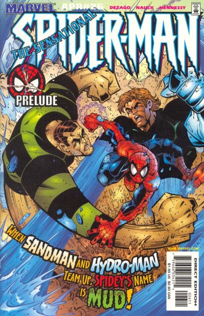 The Sensational Spider-Man, Vol. 1 Spidey Suspect in Kidnapping |  Issue#26A | Year:1998 | Series: Spider-Man | Pub: Marvel Comics | Direct Edition