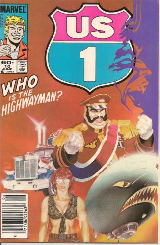 US 1 Good Man In The Clutch |  Issue#10B | Year:1984 | Series:  | Pub: Marvel Comics | Newsstand Edition