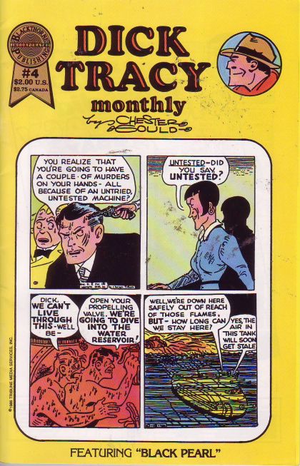 Dick Tracy Monthly The Story Of "Black Pearl" |  Issue#4 | Year:1986 | Series:  | Pub: Blackthorne Publishing |