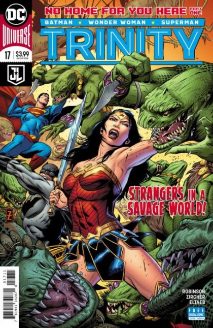 Trinity, Vol. 2 No Home For You Here, Part ! |  Issue#17A | Year:2018 | Series:  | Pub: DC Comics | Regular Patrick Zircher Cover