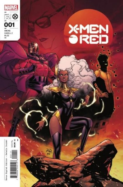 X-Men: Red, Vol. 2  |  Issue#1A | Year:2022 | Series: X-Men | Pub: Marvel Comics | Russell Dauterman Regular