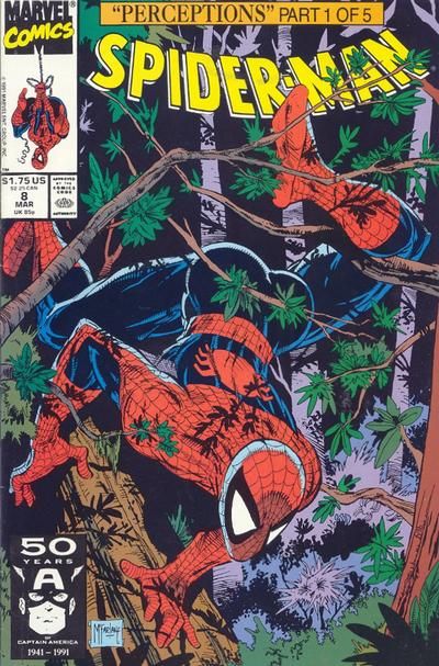 Spider-Man, Vol. 1 Perceptions, Part 1 |  Issue#8A | Year:1991 | Series: Spider-Man | Pub: Marvel Comics | Direct Edition