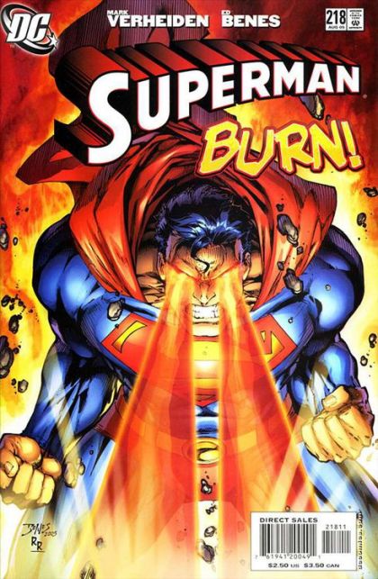 Superman, Vol. 2 "Power" |  Issue#218A | Year:2005 | Series: Superman | Pub: DC Comics | Direct Edition