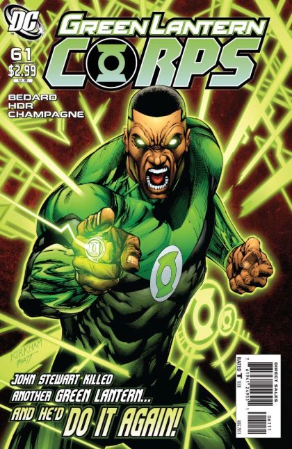 Green Lantern Corps, Vol. 1 Flashpoint - Beware My Power |  Issue#61A | Year:2011 | Series: Green Lantern | Pub: DC Comics | Tyler Kirkham Regular